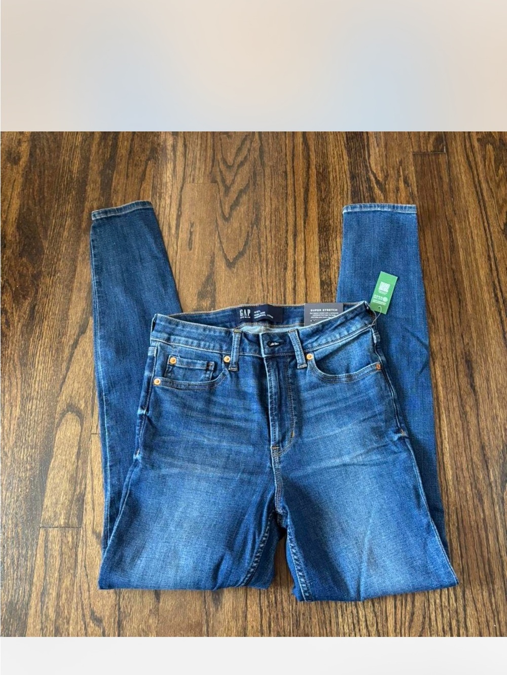 GAP Women's Skinny Jeans - Dark Blue Wash